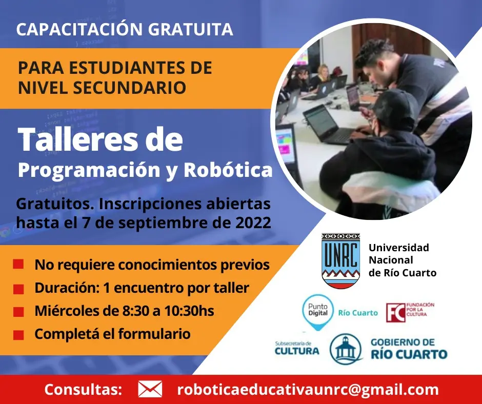 curso gratuito de programacion y robotica - Dónde hay cursos gratis