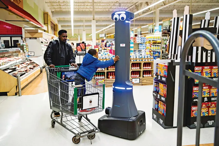 robot shopping - How are robots used in shopping