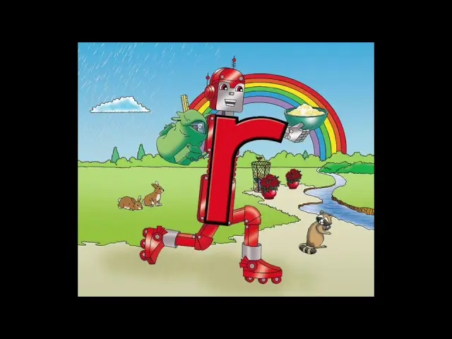 red robot letterland character - How do you explain letterland
