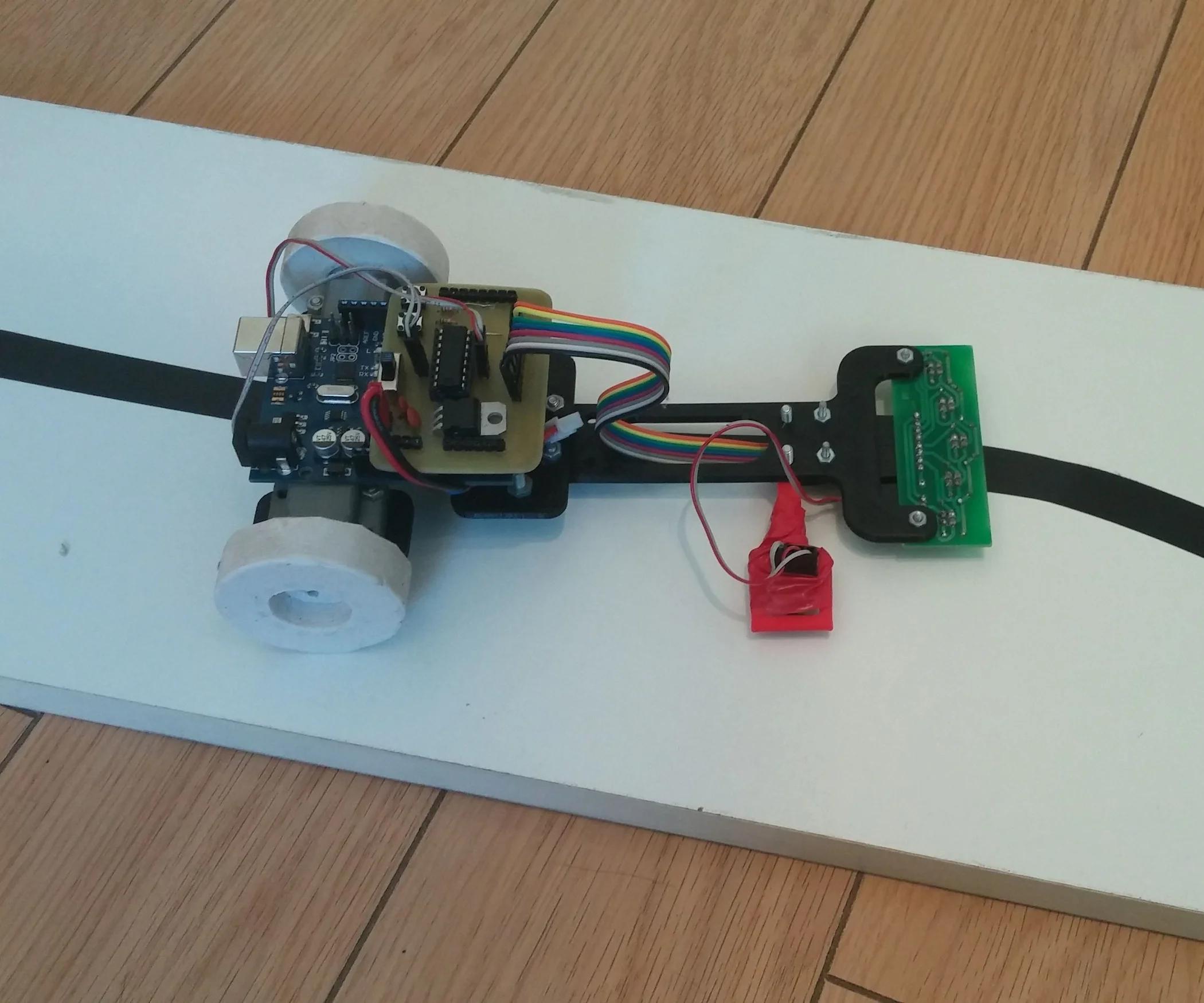robot treads - How to build a robot line tracker