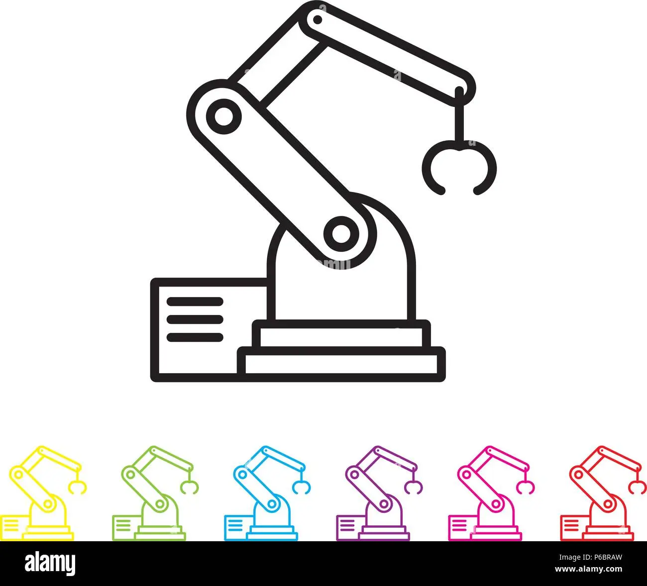 icono robotica industrial - Qué son los iconos de sistemas