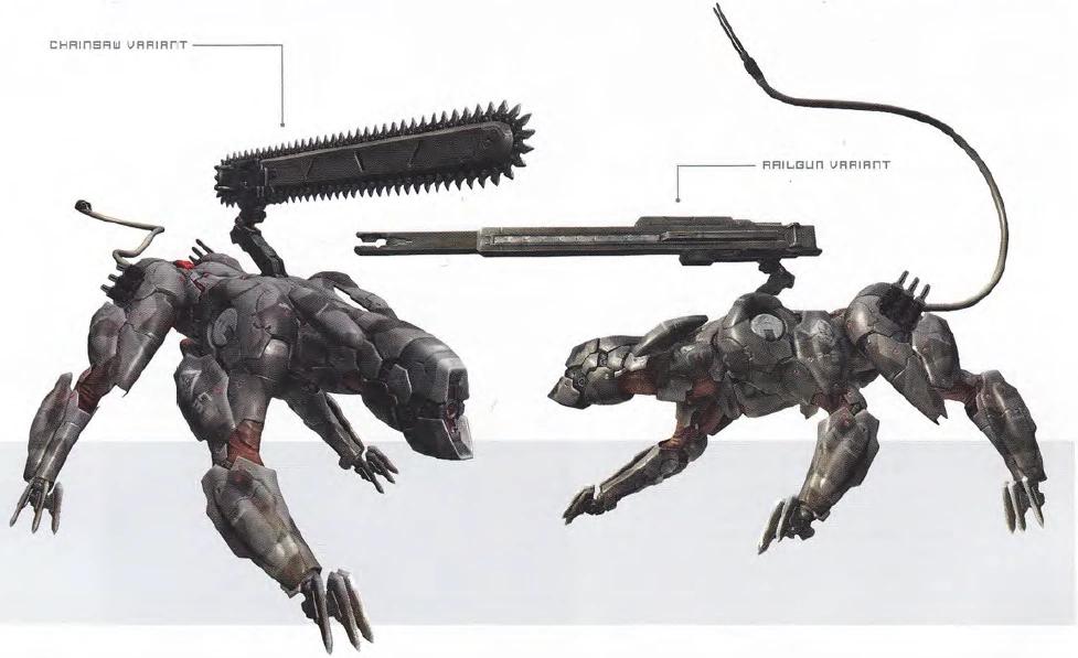 Metal Gear Rising: El análisis de la estructura interna del perro robot Blade Wolf - Should I disobey a direct order, my memory would be wiped. metal gear rising robot dog - Should I disobey a direct order, my memory would be wiped.