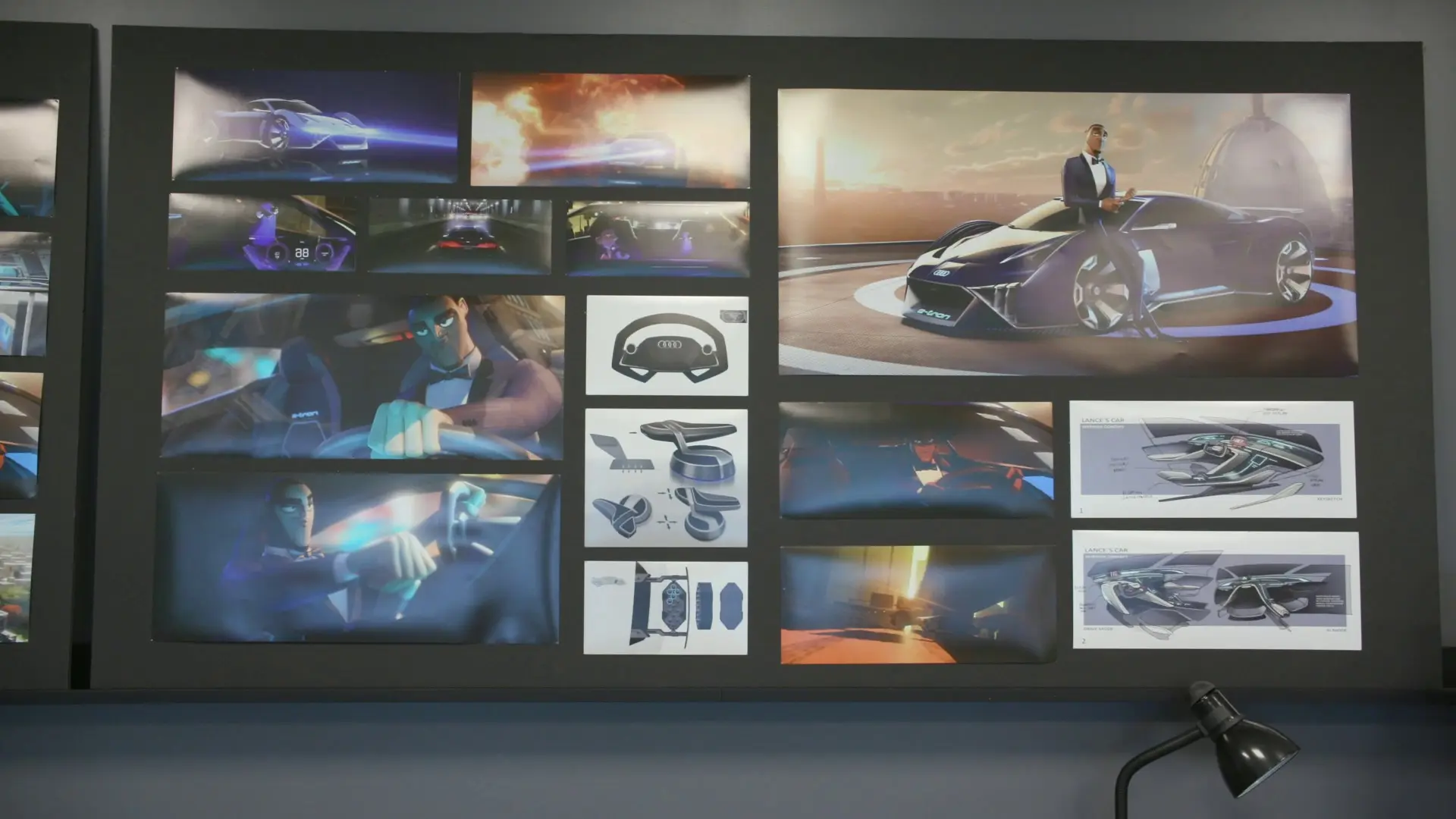 audi robot - What Audi is in Spies in Disguise